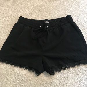 black dress shorts